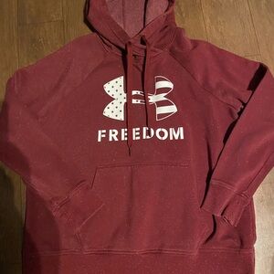 Under Armour Maroon Freedom Hoodie